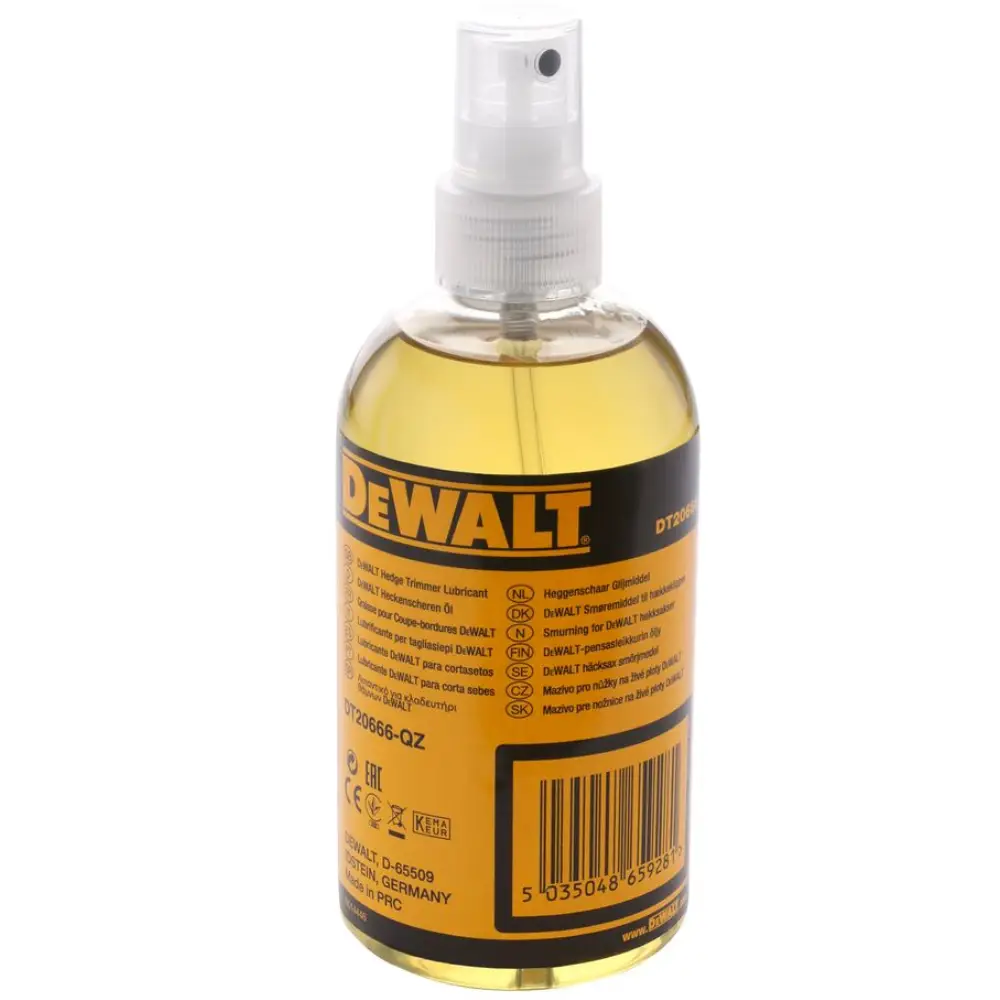 Spary Lubrificante DeWALT p/ Corta Sebes DT20666-QZ